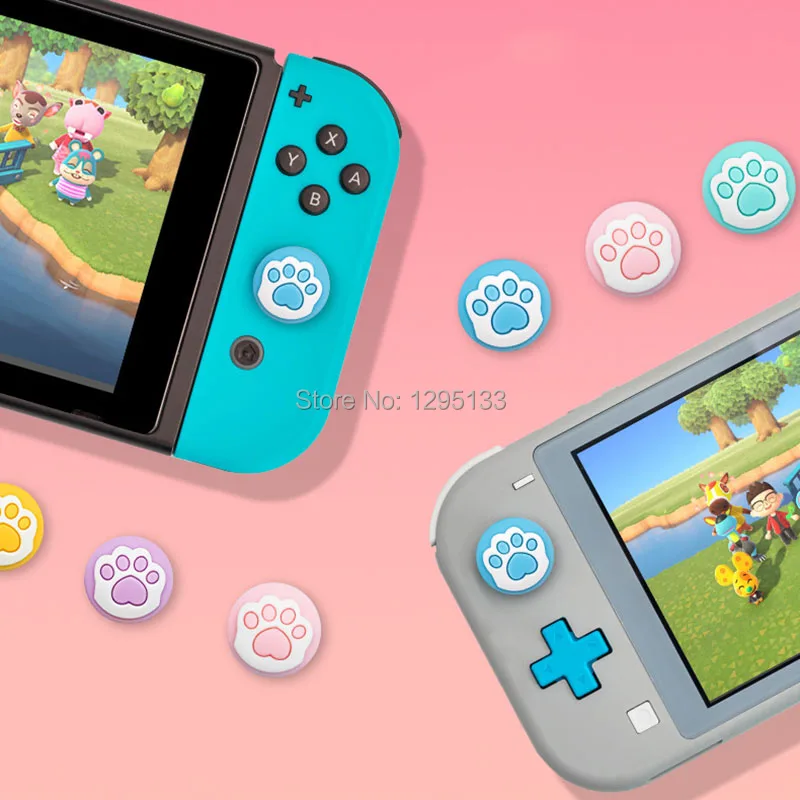 Колпачки силиконовые для джойстика Nintendo Switch Joy Con 4 шт.|Запасные части| |