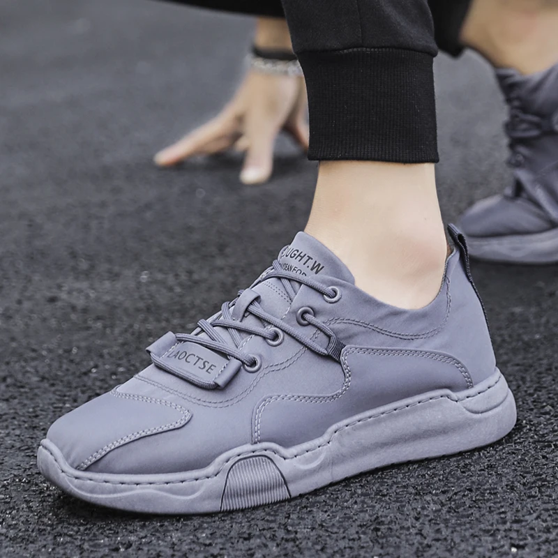 Кроссовки мужские без шнуровки дышащие мягкие Повседневная модная обувь для