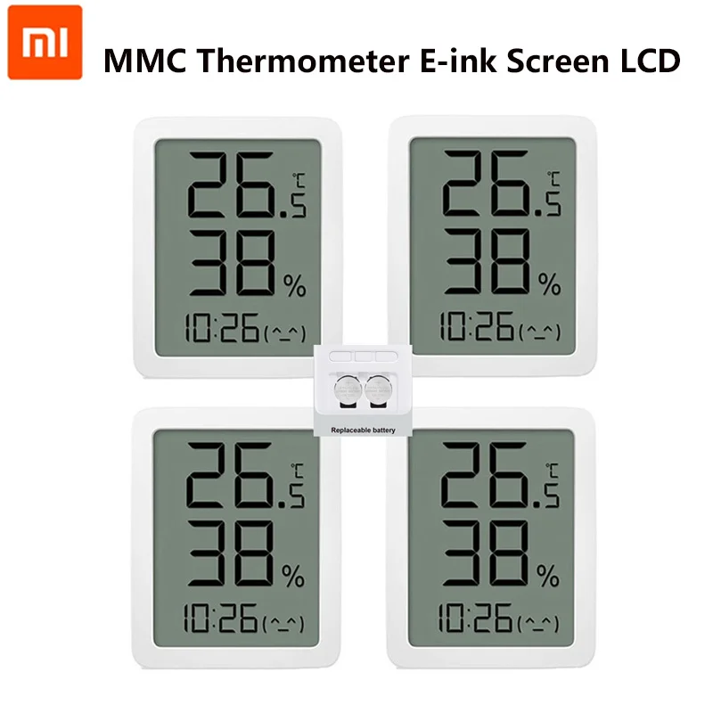 Термометр Xiaomi MMC E-ink ЖК-экран большой цифровой дисплей термометр гигрометр датчик