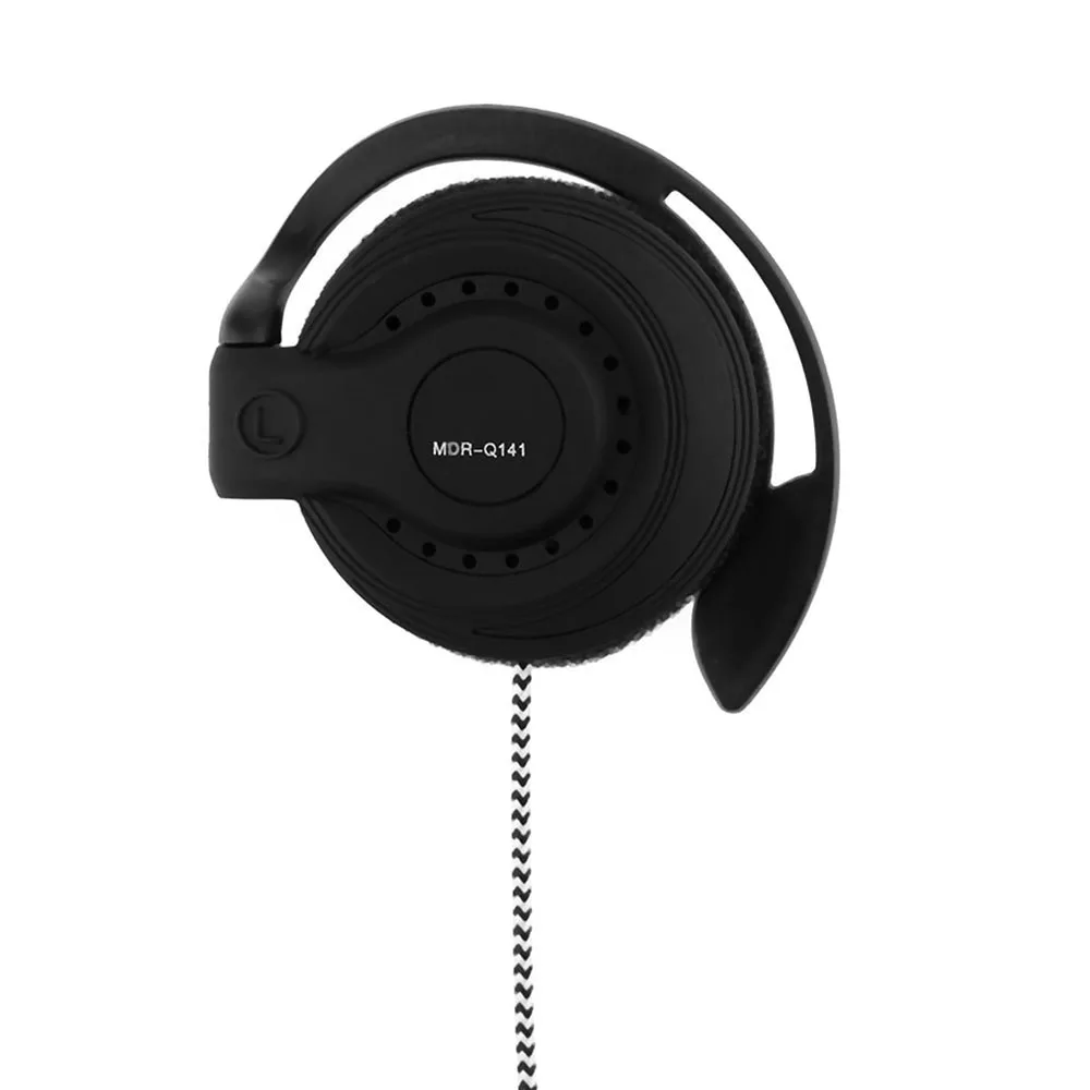 Проводная игровая гарнитура 3 5 мм спортивные наушники вкладыши с крючком 1 метра