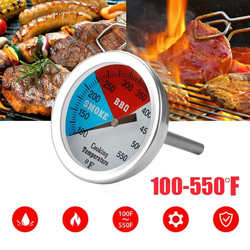 

1PC High Temperature Resistant Oven Thermometers Household Stainless Steel Thermometer BBQ Thermometer Kitchen Baking Tools