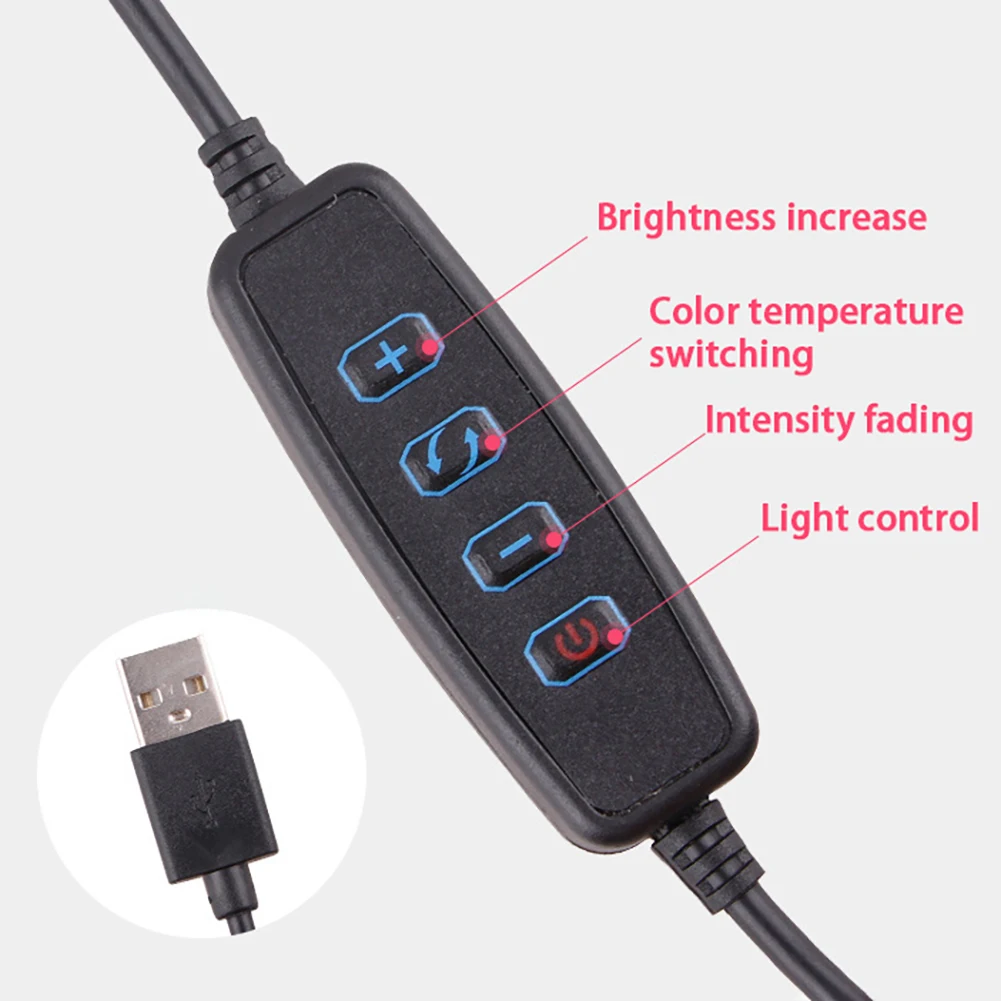 Регулируемый кольцесветильник светильник для селфи 3 цвета|Осветительные стойки