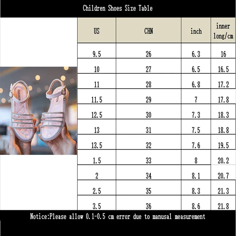 

Girls sandals 2021 summer new girls bow rhinestone princess shoes children soft bottom non-slip fashion shoes