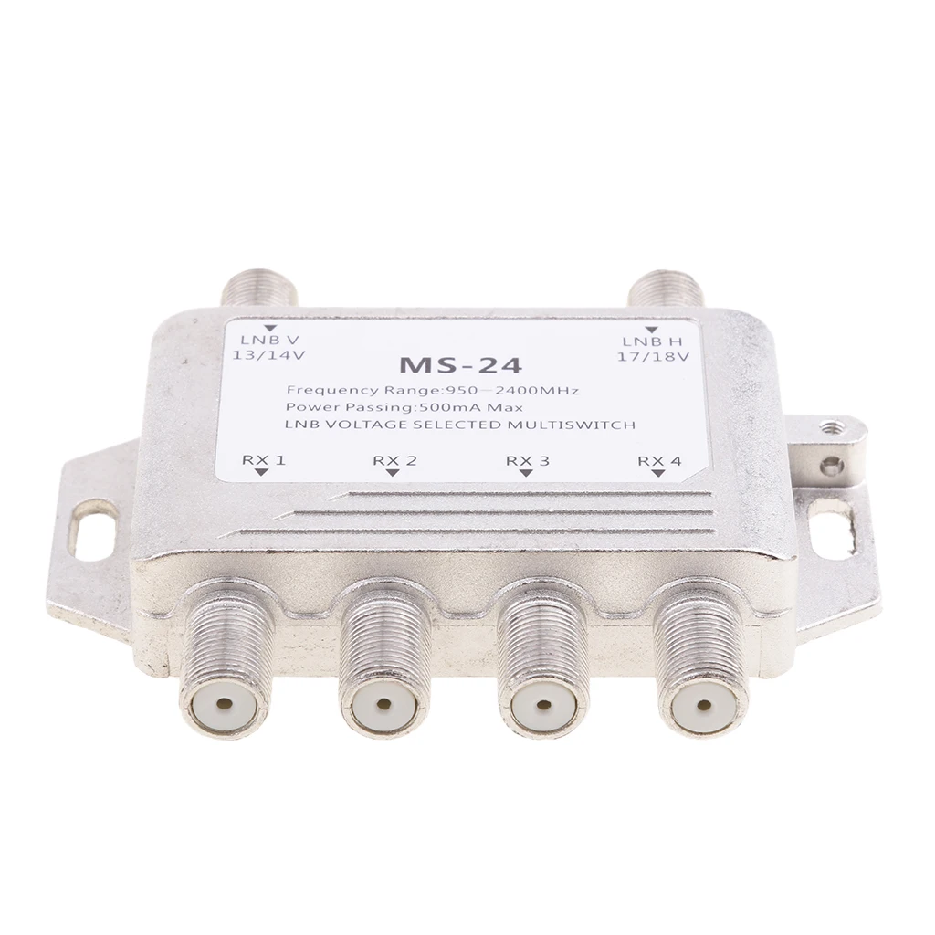 Мультипереключатель напряжения DTV 2X4 LNB выбран 2 в 1/4 выхода спутниковый