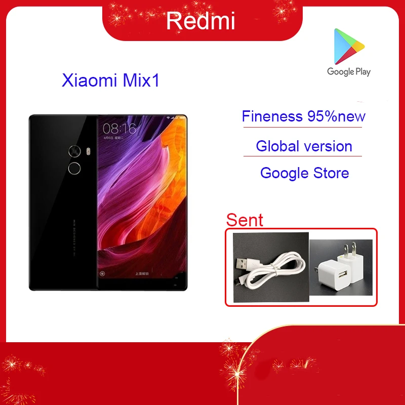 

Умная игровая камера Xiaomi MIX 1, полноэкранная, черная, 4G, 128G, Netcom, б/у, Adreno 530, 1080x2040 пикселей