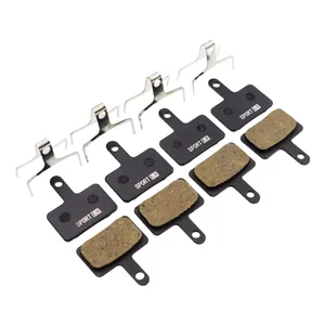 Велосипедные тормозные колодки для SHIMANO B01S, MT200, M375 M395 M486 M485 M475 M416 M446 M515 M445 M525 Deore, резиновые, 4 пары