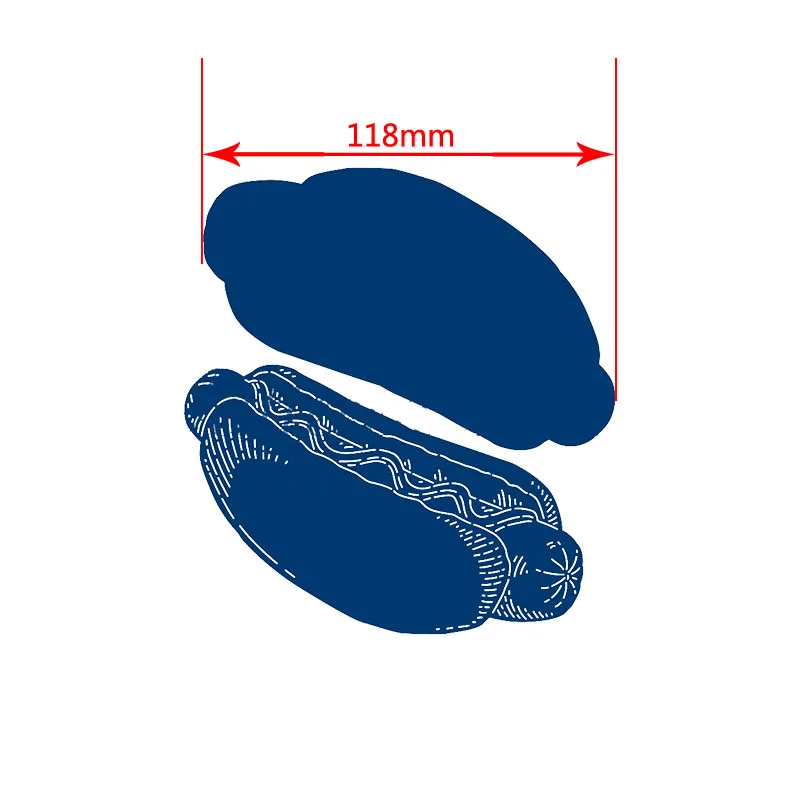 Металлические Вырубные штампы для суккулентов хот догов вырубки изготовления