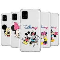 disney anime style transparent phone case hull for samsung galaxy a 50 51 20 71 70 40 30 10 80 e 5g s shell art cell cove