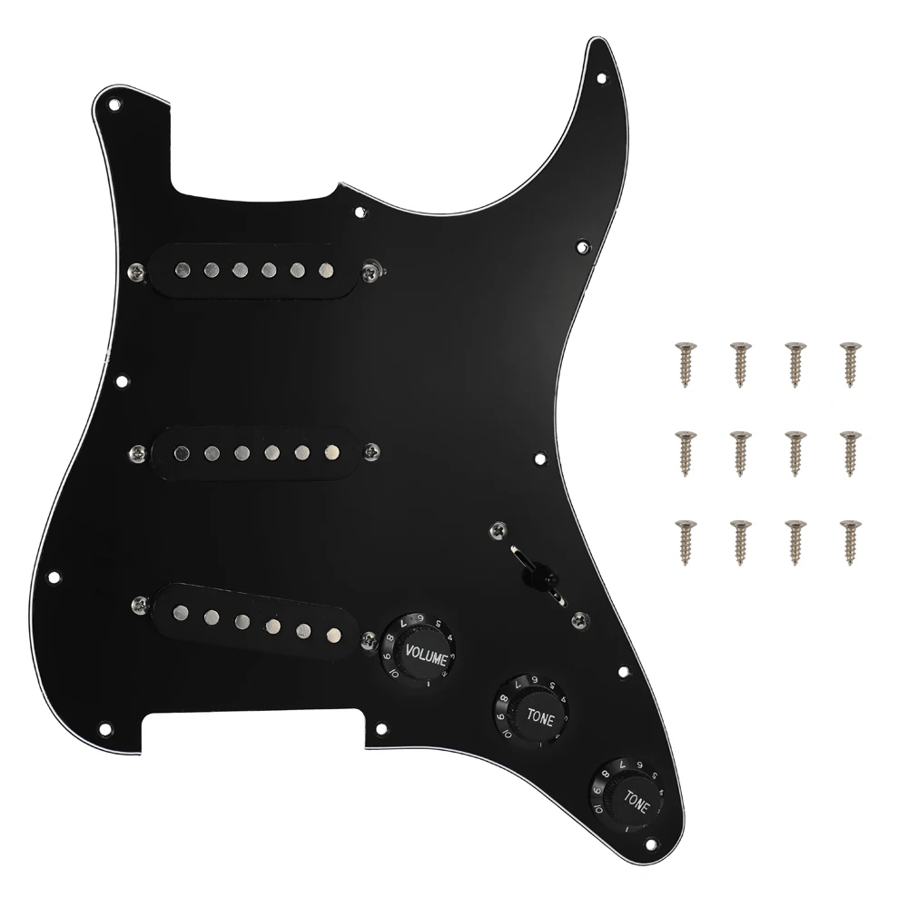 3 слойные фанерные SSS Гитары Палочки гвардии предварительно ups защитная пластина