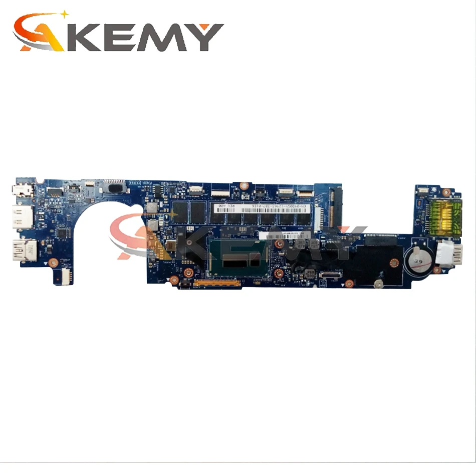 Akemy LA-A161P для Dell XPS 11 9P33 Материнская плата ноутбука I3-4020Y CN-0DYW26 DYW26 материнская 100%