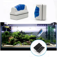 1pc useful floating magnetic brush aquarium fish tank glass algae scraper cleaner fish aquarium tank tools
