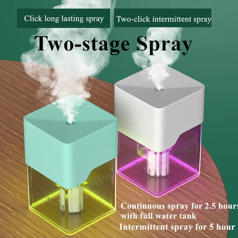 

220ML Air Humidifier Fan Aroma Essential Oil Diffuser USB Plug with LED Night Lamp Mini for Home Spa Car Mist Spray Aromatherapy