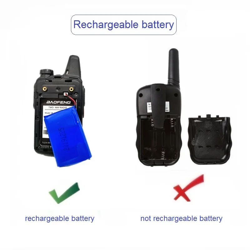 5/10PCS Mini Walkie Talkie Baofeng BF-T1 Ham CB Radio Station UHF hf Transceiver Kids Radio Amateur bf t1 for Child Toy