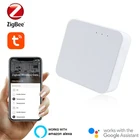 ZigBee Смарт шлюз концентратор + Zigbee Беспроводной интеллектуальный коммутационный модуль DC5-32V РЧ приемный 10A реле, работает withAlexa Google Assistant,Tuya жизни