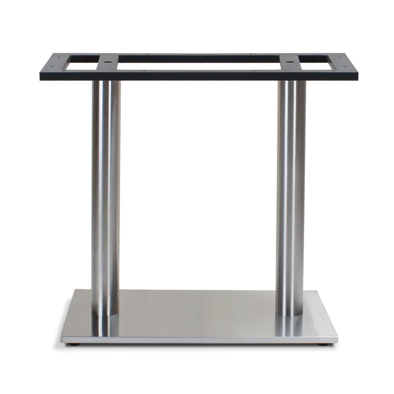 Подвал из нержавеющей стали с двумя трубками|stainless steel table base|carton packpacking carton |