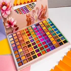 Палитра теней для век Rechoo Rainbow Colors Fusion, палитра теней для век, Профессиональный матовый Блестящий поддон для макияжа, 99 цветов