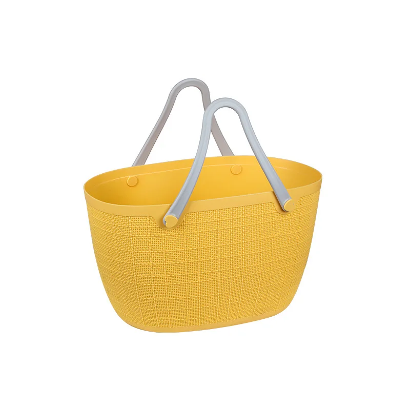 

Plastic Laundry Basket Home Storage Organization Bag for Dirty Clothes Toys Sundries Building Blocks Bathroom Container