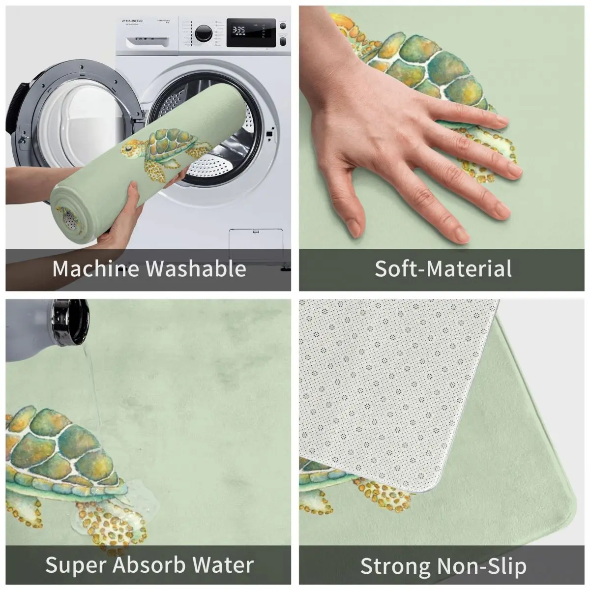 Коврик для ванной кухни балкона 40 х60 дюймов