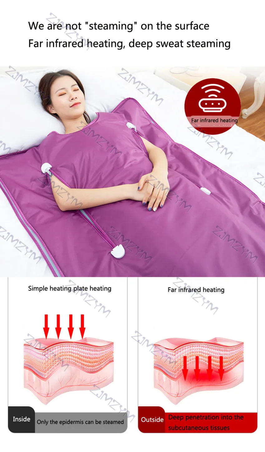 Одеяло для отпаривания пота в дальнем инфракрасном диапазоне 180 х 80 см |