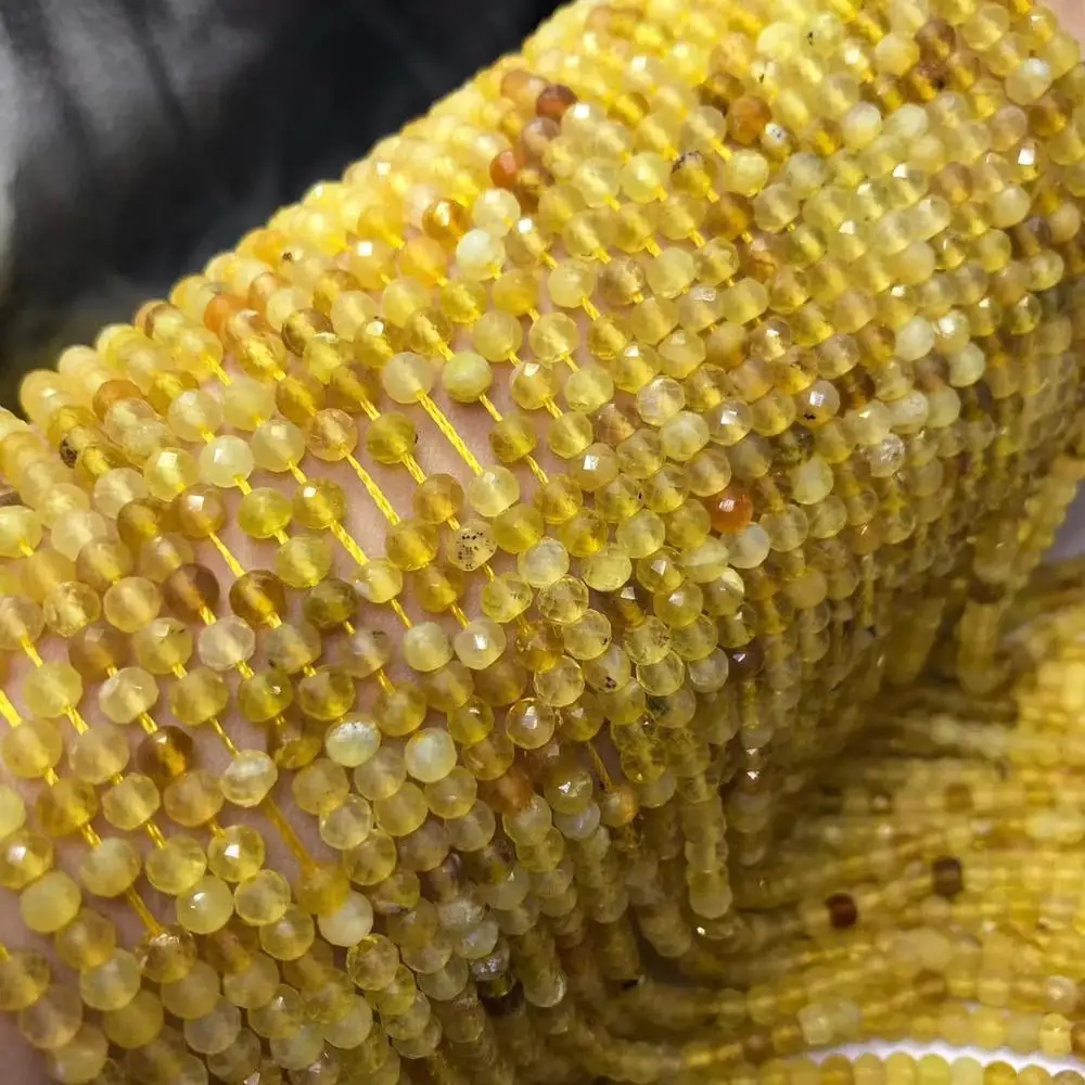 Натуральный камень черный турмалин граненый свободный beads2 6mm полуфабрикаты