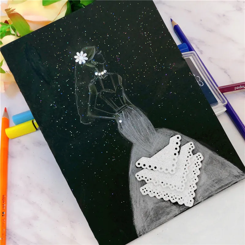 DiyArts штампы для резки рамки угловой металла DIY скрапбукинга ремесло карты