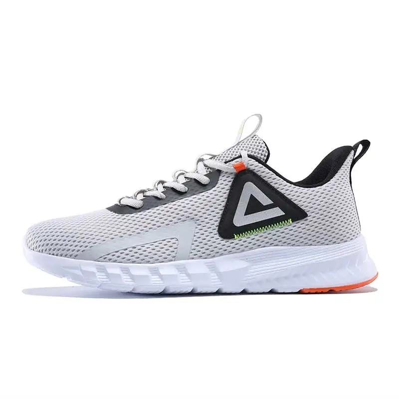 

Peak men's Shoes Sneakers Men's 2021 summer new official website flagship men's mesh breathable black running shoes