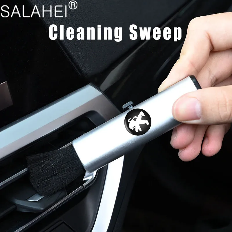 

Car Conditioning Air Outlet Cleaning Brush Multi-purpose Dust Soft Brush For Peugeot GT 207 407 507 508 408 308 406 5008 3008
