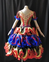 kaka dance b1410new stylecolorful samba dance dress ballroom dresswaltz competition dresswomenballroom dance dress