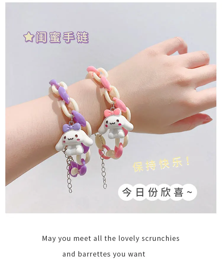 

JY 15Pcs/Lot DIY Toys Cartoon Couple Student Bracelet 3Kinds TY03