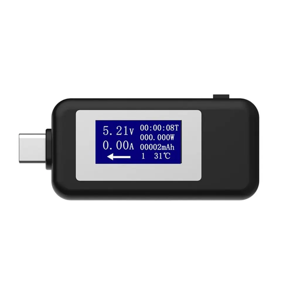 Тип c Тестер Многофункциональный Dc Цифровой измеритель напряжения и тока Usb