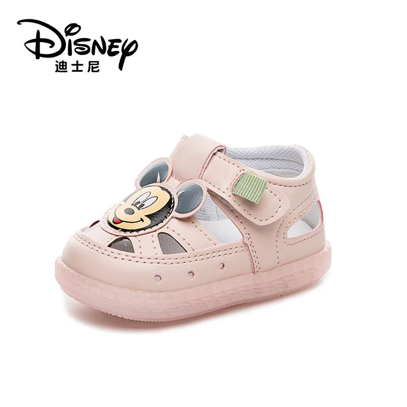 

Disney Mickey and Minnie 2021 summer baby sandals children's non-slip soft-soled sandals boys and girls cute casual shoes