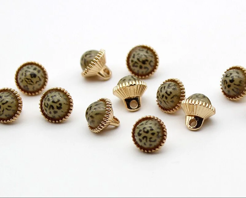 10 шт./партия металлические пуговицы Стразы для роскошного Кашемирового пальто