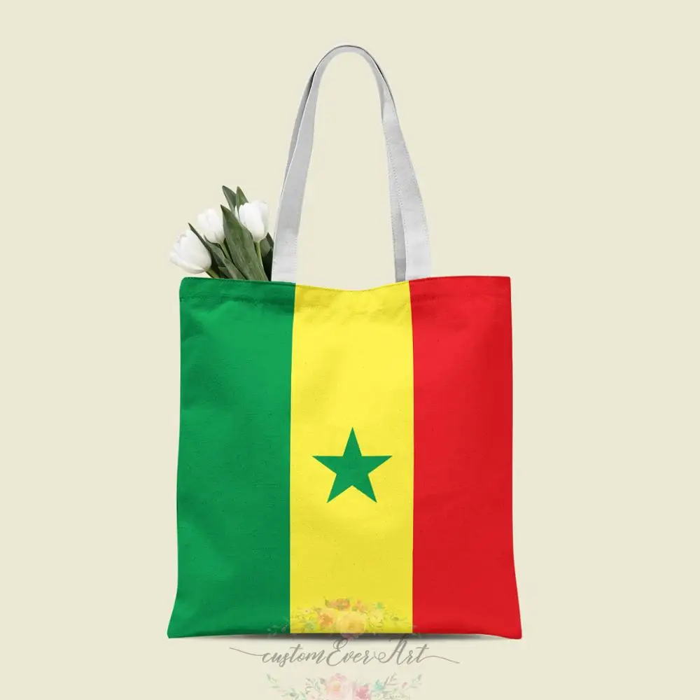 

Senegal tote bag custom canvas tote bags for women for teacher Birthday Bags Gift Bag personalized gifts