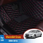 Автомобильные коврики для Chevrolet Cruze 2016, 2015, 2014, 2013, 2012, 2011, 2010, 2009, кожаные коврики, коврики для приборной панели, аксессуары для интерьера