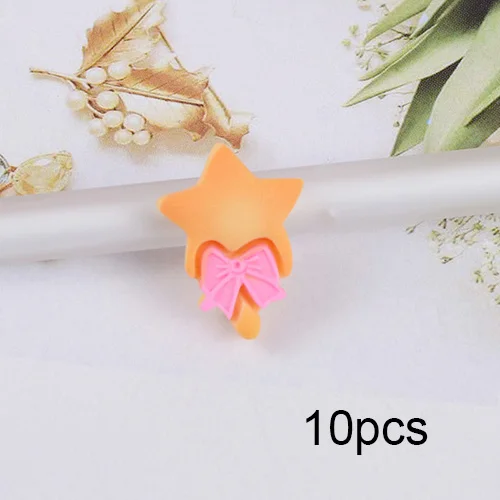 B 10pcs Веселые обезьяны, смола, животные, слизи, подвески, милые, кавайные добавки, набор для творчества, наполнитель, украшения для облаков, прозрачная, хрустящая слизи, глина - Цвет: B 10pcs