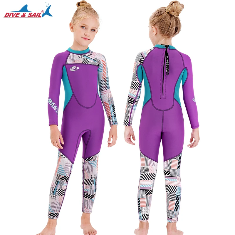 Неопреновый гидрокостюм для подводного плавания 2 5 мм девочек подводной охоты