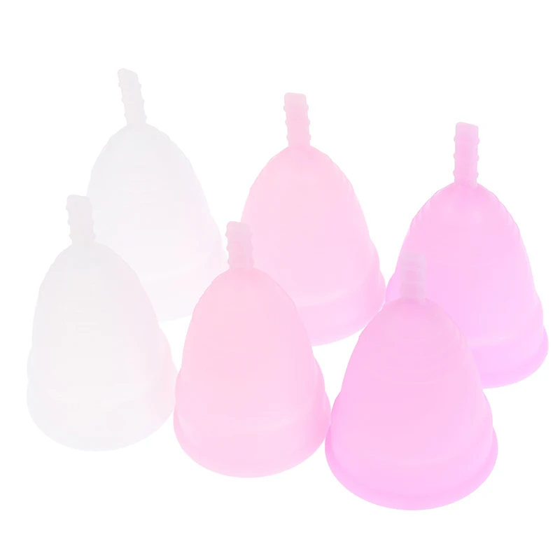 2pcs Menstrual Cup For Women Feminine Hygiene Medical Grade Silicone Vagina |