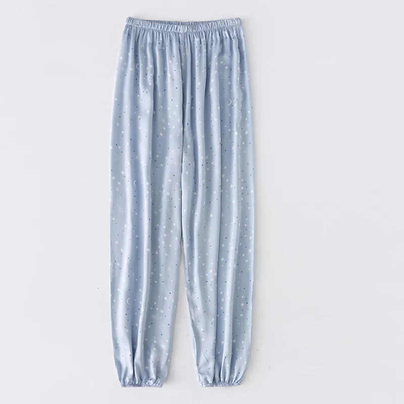 

Женские шаровары с принтом, небольшие разноцветные штаны с эластичным поясом, свободные удобные штаны для дома, 2021