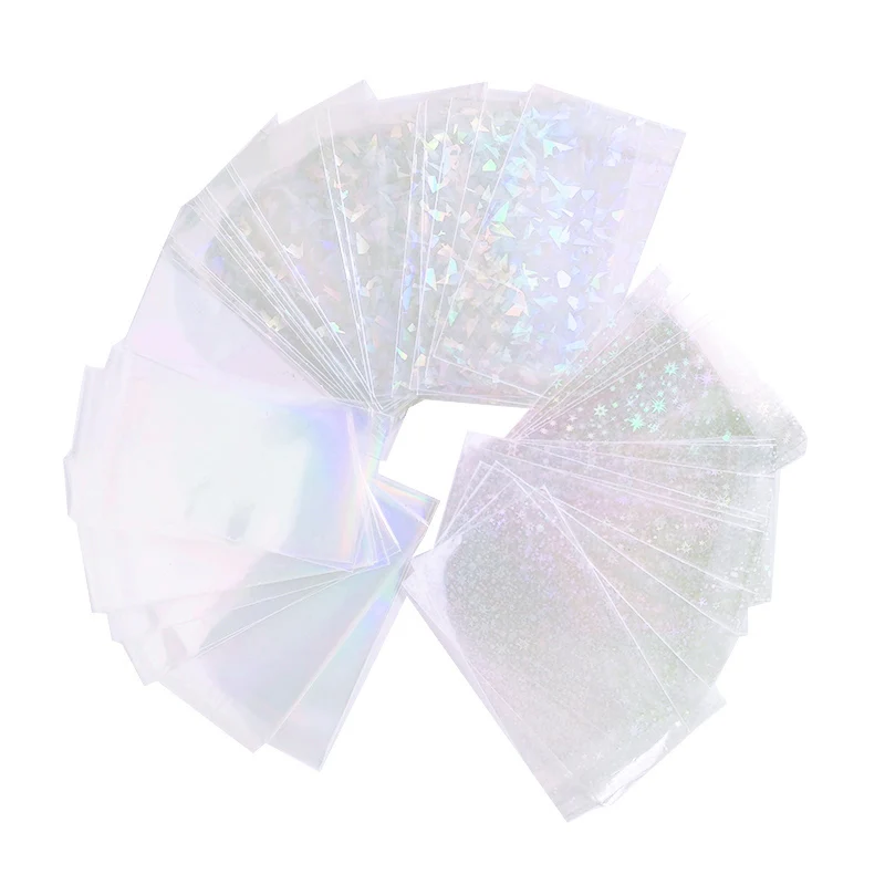 

20pcs Shiny Laser Star Candy Bags Transparent Plastic Packing Bag Cosmetic Pictures Wrapping For Birthday Holiday Party Decor