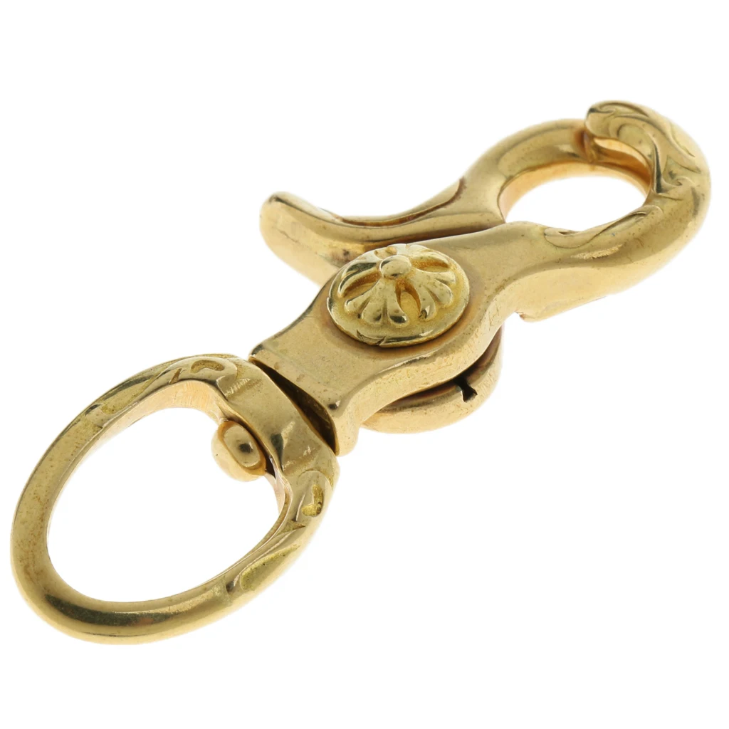 Metal Brass Swivel Lobster Clasp Snap Hook Keychain Key Ring straps for Handbag Jewellery Findings | Украшения и аксессуары