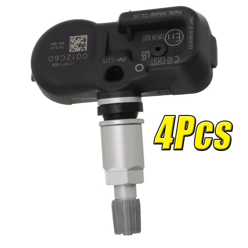 CAR TIRE PRESSURE SENSOR FOR 2016-2022 Toyota C-HR Camry TPMS 42607-48020 Monitoring System Land Cruiser Prado Lexus To-yota | Автомобили