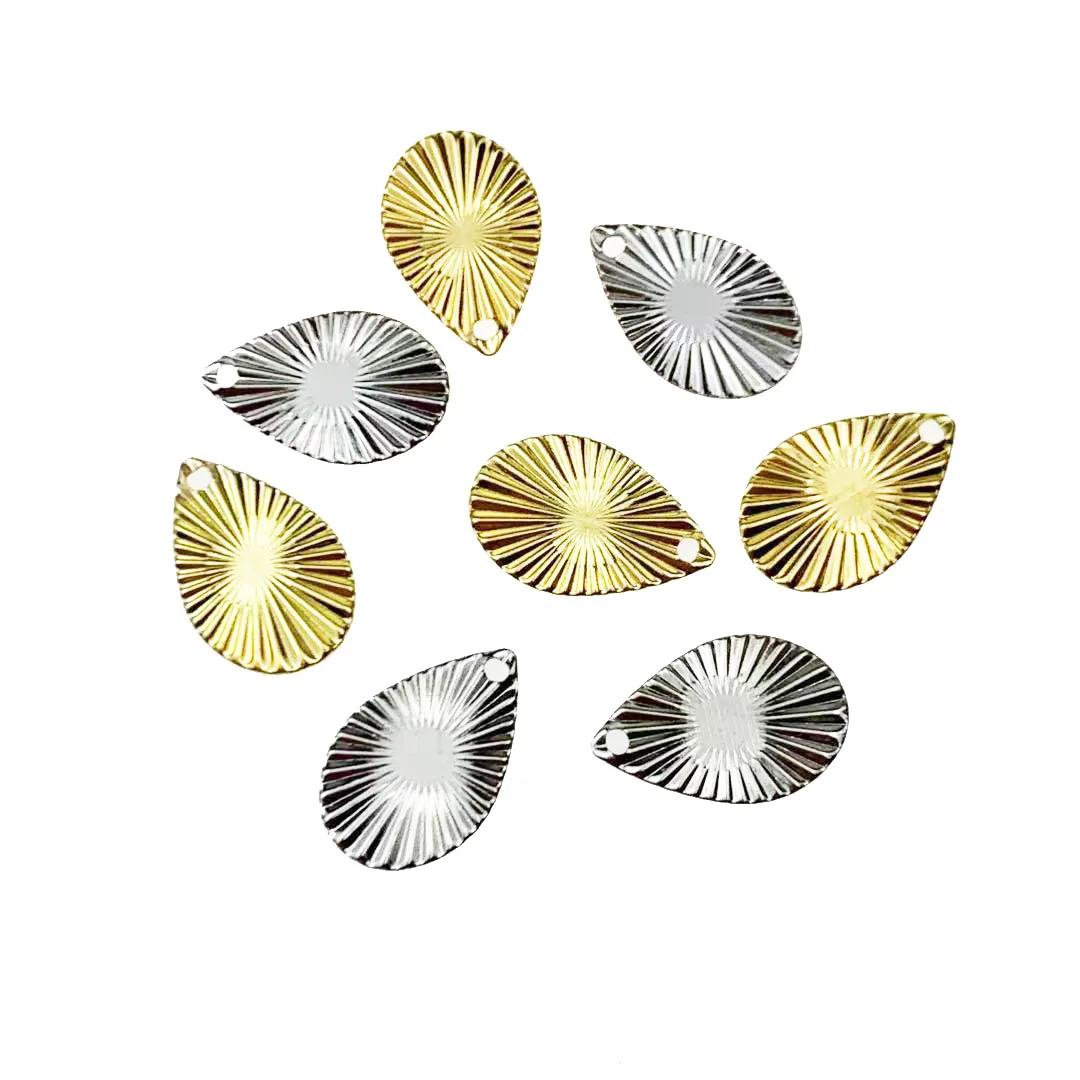 Шармы для волос металлические 14x20 мм 50 шт.