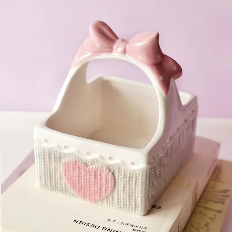 Керамическая декоративная коробка для хранения милая форма сувениры будущей