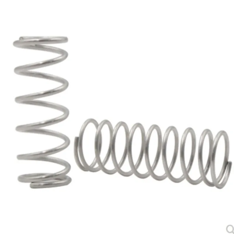 

10pcs/lot 1.2mm Stainless steel compression spring wire diameter outer diameter 8/9/10/12/14mm length 20-50mm