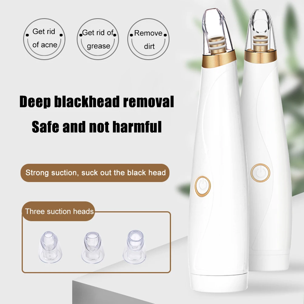 

Blackhead Vacuum Remover Extractor Facial Nose Pore Acne Pimple Removal Cleaner Facial Blackhead Skin Care Tools