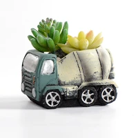 concrete molds car shaped flowerpot silicone mould homemade home decoration tool