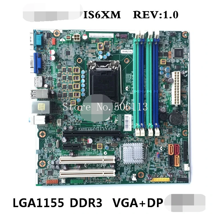 Материнская плата 100% для Lenovo IS6XM V1.0 1155 03T8351 03T6560 | Компьютеры и офис