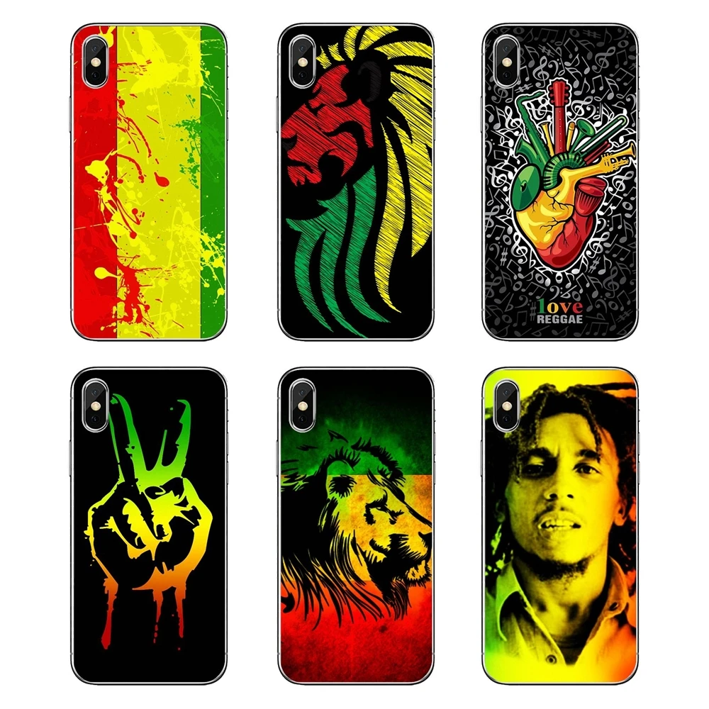 Чехол для телефона из мягкого ТПУ с изображением короли Рейта льва регги Боба