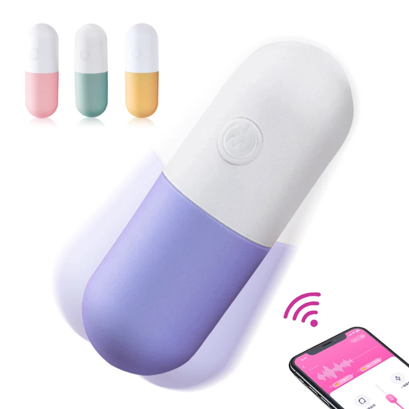 Bullet Vibrators APP Remote Control Wireless Vibrating Clitoral Stimulation Vibrator for Women Massager Vaginal Ball Sex Toys | Красота и