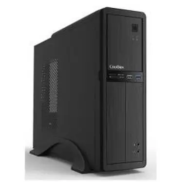 Коробки и источники... Coolbox (CAJCOOT300U3) MATX Slim T300 2Xusb3 FTE. B500gr S|Корпуса для компьютеров| |